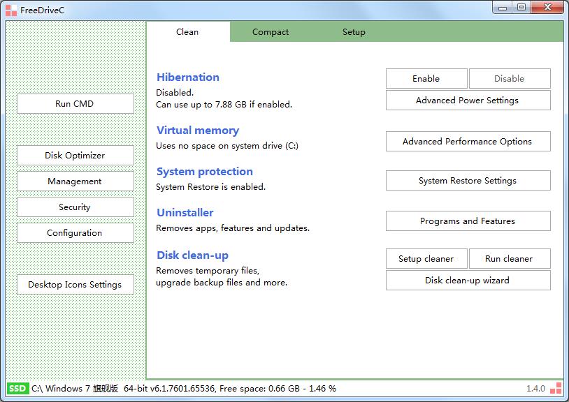 FreeDriveC(系统垃圾清理工具)