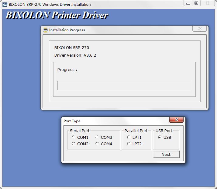 毕索龙SRP270打印机驱动