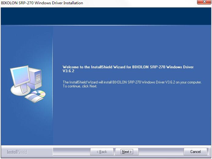 毕索龙SRP270打印机驱动