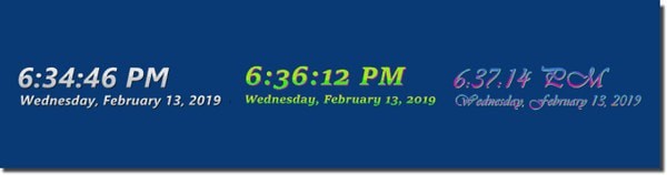 DesktopDigitalClock(数字时钟软件)