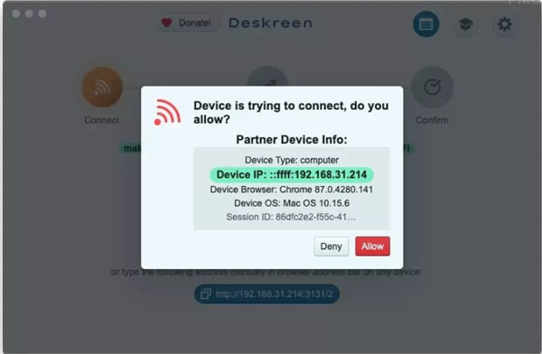Deskreen(屏幕共享)