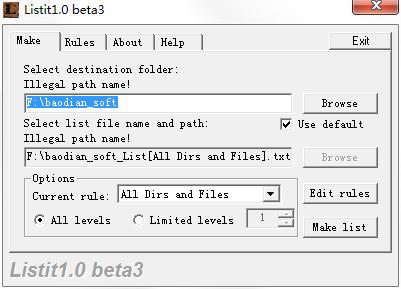 Listit(目录列表软件)
