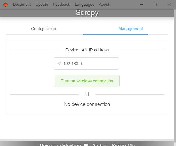 ScrcpyGui(电脑投屏软件)