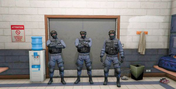 GTA5男女特警装备MOD