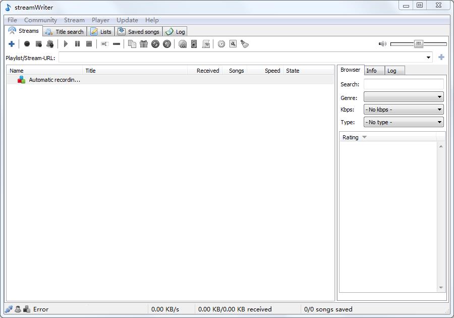 streamWriter(录音软件)