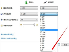 Win7电脑显示器如何设置不关闭？
