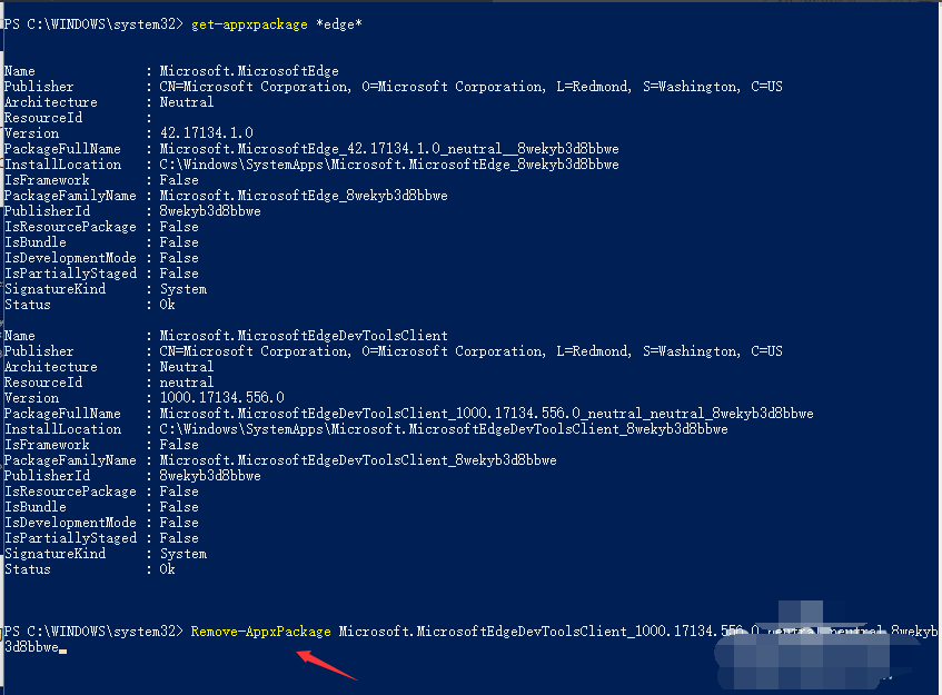 Win10系统电脑怎么卸载edge浏览器?