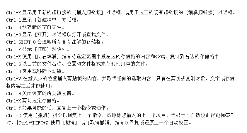 电脑ctrl快捷键大全截图