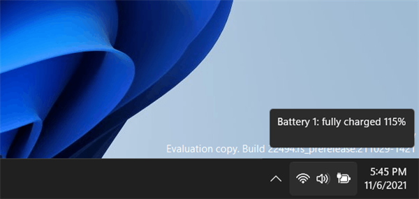 年度更新来了！Windows 11诡异Bug终被解决：电池充到100%以上计量爆表