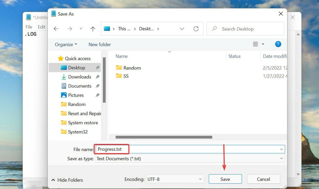 win11记事本自动记录修改时间的设置方法