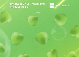 青苹果系统 Ghost Win11 64位 永久免费版 V2022.06