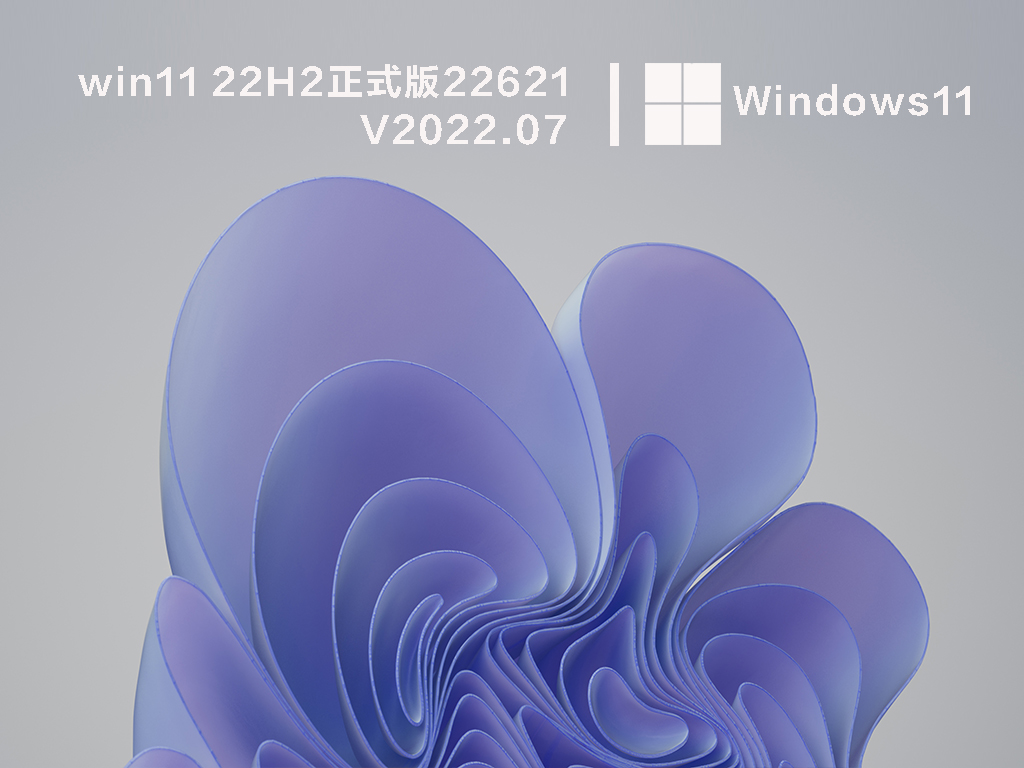 win11 22H2正式版22621 V2022.07