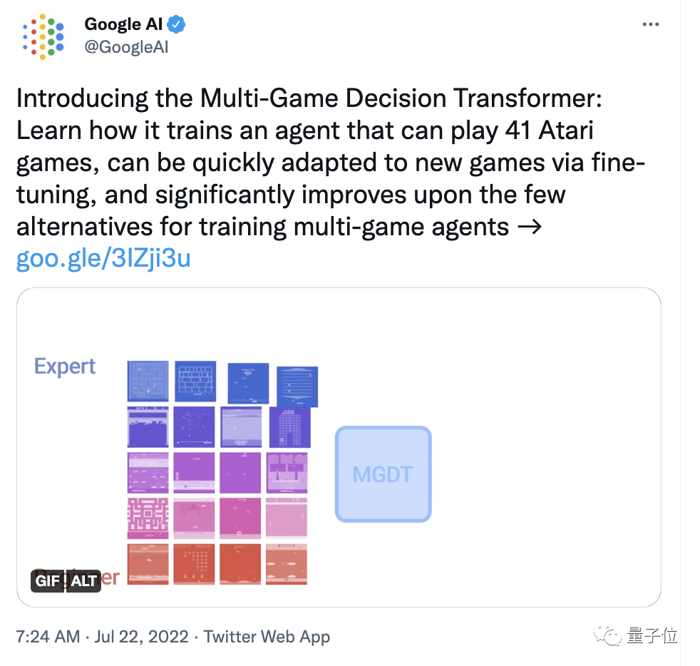 一个 AI 玩 41 个游戏，谷歌最新多游戏决策 Transformer 综合表现分是 DQN 的两倍