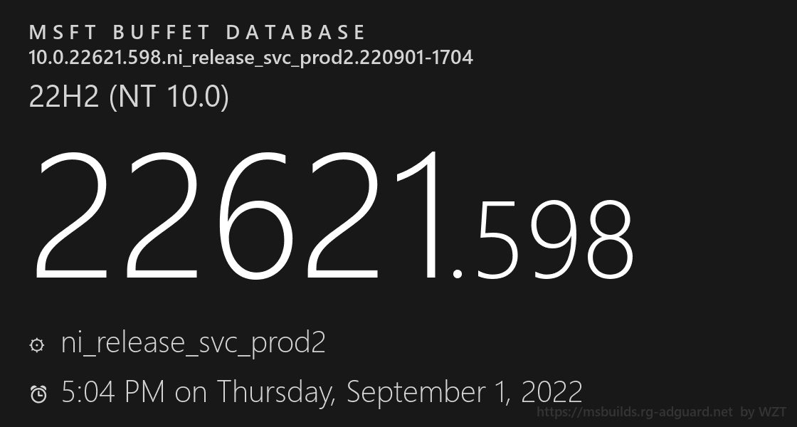 微软最新Win11 Beta 22621.598/22622.598(KB5017390)版本发布上线