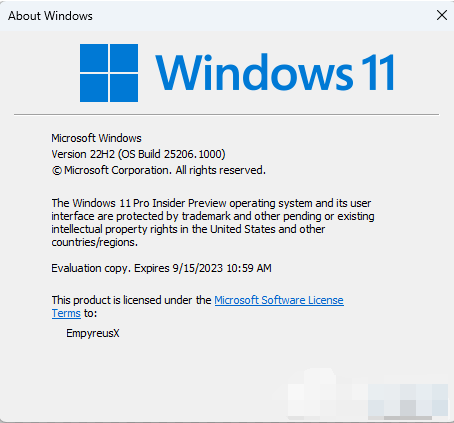 微软Windows 11 25206.1000(rs_prerelease)Dev预览版发布!附更新内容