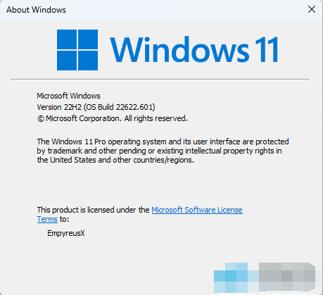 微软Windows 11 Insider Preview Build 22621.601/22622.601 beta预览版发布