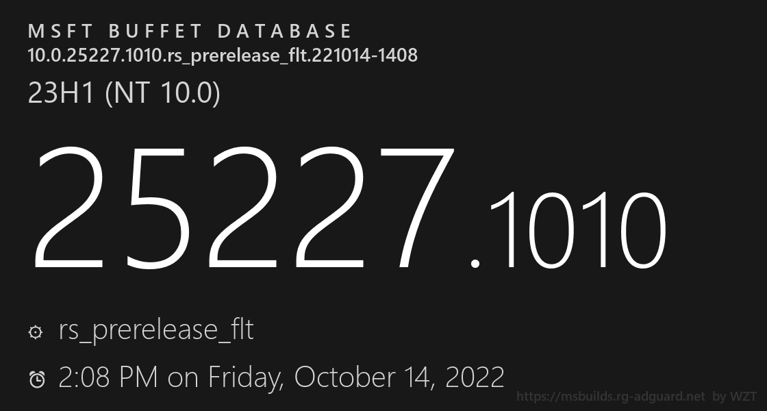 Windows 11发布星期六最新补丁KB5020539！