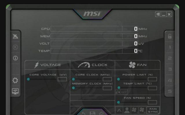 微星小飞机不显示数据了怎么办？微星小飞机不显示数据解决方法