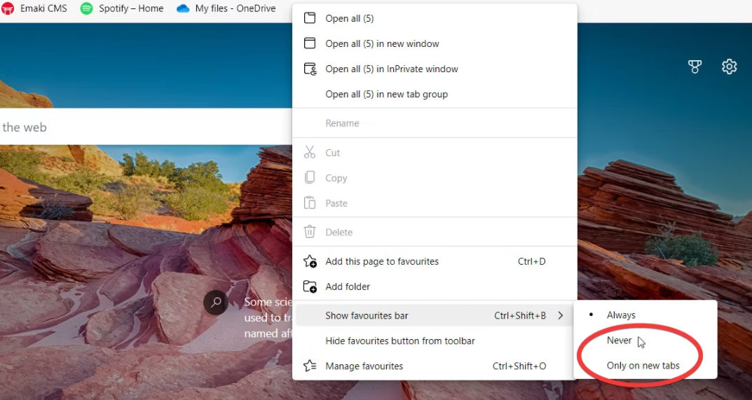 Microsoft Edge五种设置打造极简浏览体验!
