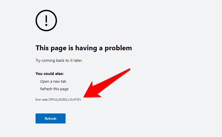 Edge错误代码STATUS_ACCESS_VIOLATION怎么修复？