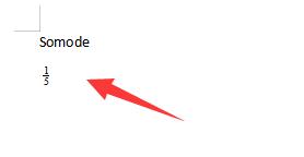 word怎么打出分数?word输入上下分数教程
