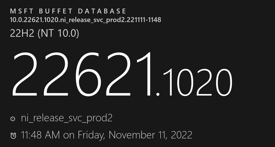 Windows11 发布星期二最新补丁KB5020035！(11月29日)