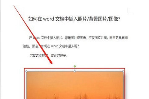 word文档图片嵌入式图片