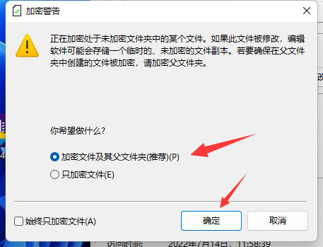 win11怎么设置系统文件加密？win11系统文件加密设置方法