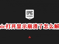 Epic打开显示崩溃了怎么办？EPIC客户端崩溃的解决方法