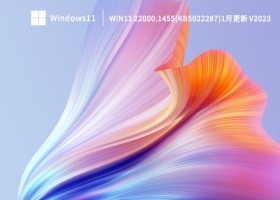 Win11 22000.1455(KB5022287)1月更新 V2023