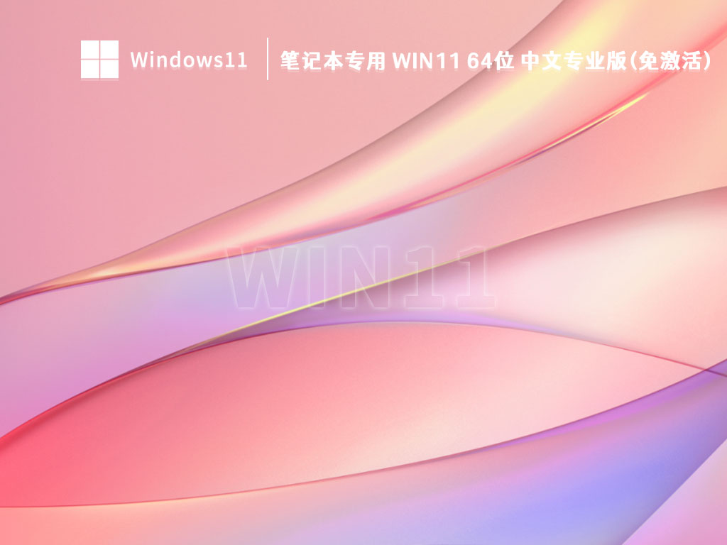 笔记本专用 Win11 64位 中文专业版(免激活) V2023