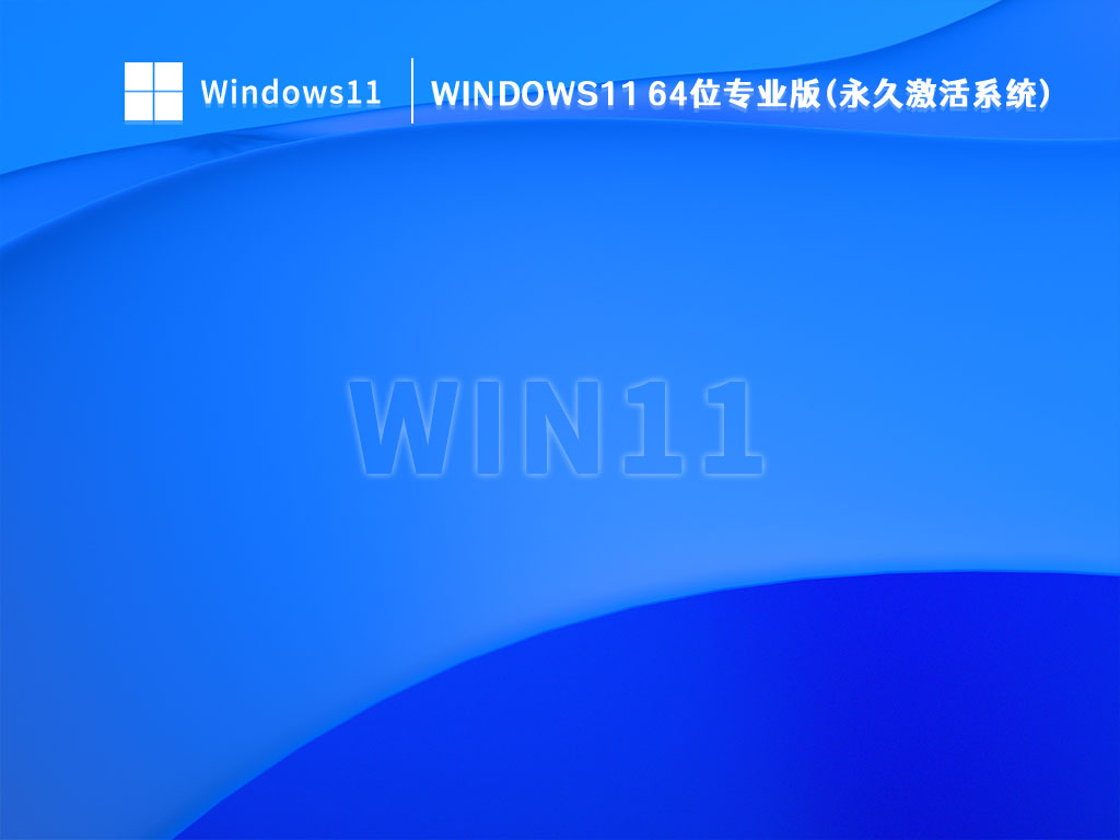 Windows11 64位专业版(永久激活系统) V2023