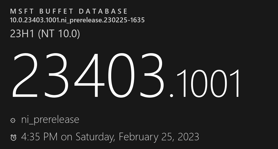 微软发布Win11 23000首个Dev频道预览版补丁23403.1001！