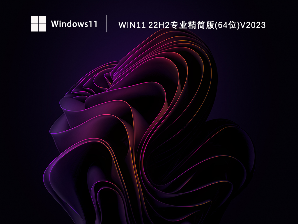 Win11 22H2专业精简版(64位)V2023