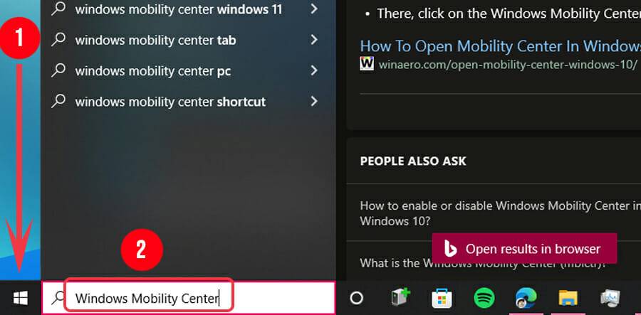 win11怎么打开Windows移动中心？win11运行Windows移动中心方法