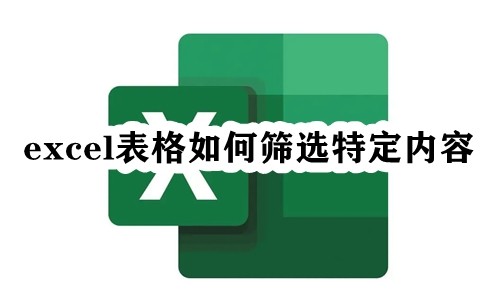 Excel表格如何筛选特定内容？excel怎么筛选出自己想要的数据？