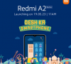小米将于5月19日在印度推出经济实惠手机Redmi A2