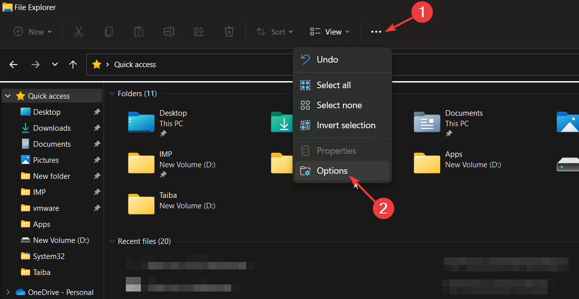 Win11如何删除快速访问？彻底关闭Win11快速访问的方法