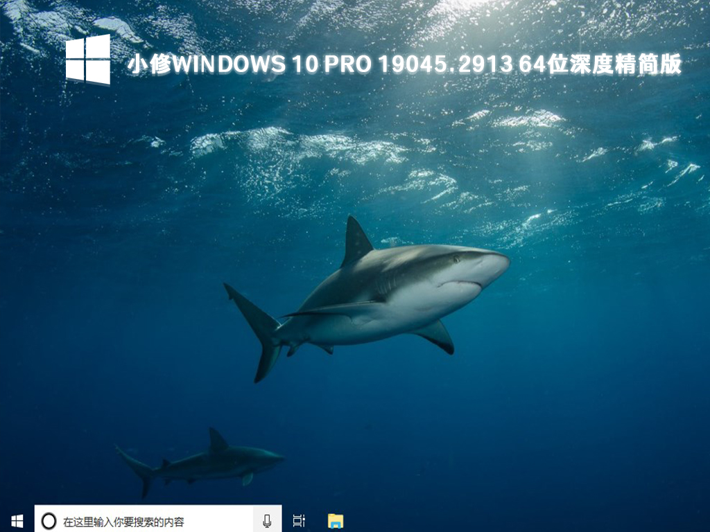 小修Windows 10 Pro 19045.2913 64位深度精简版