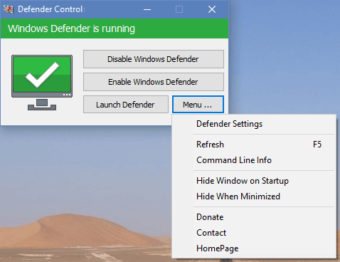 Defender Control V2.1 免费版