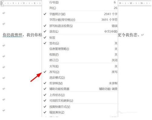 WPS文档编辑时吞字怎么办?WPS编辑文档出现吞字解决方法