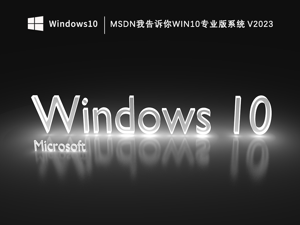 msdn我告诉你Win10专业版系统 V2023