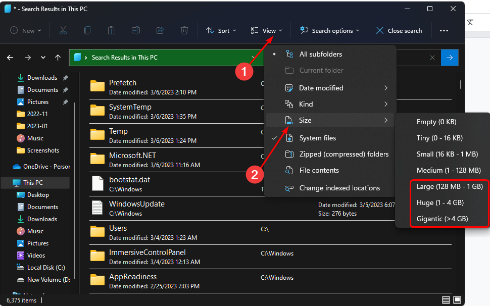 Win11如何查找大文件?教你三种方法
