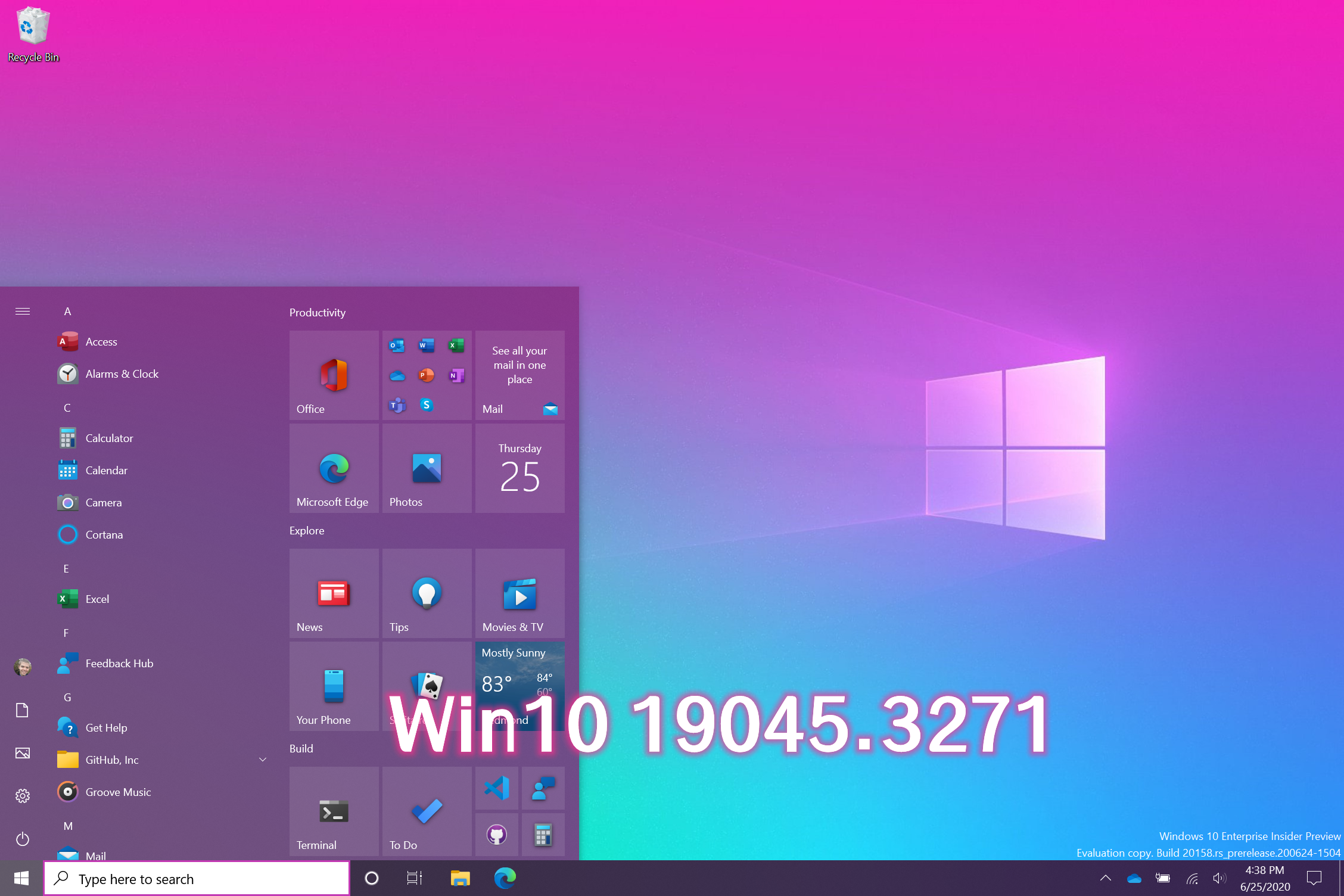 微软推出Win10 七月最新更新Build 19045.3271！ 