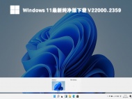 Windows 11最新纯净版下载 V22000.2359