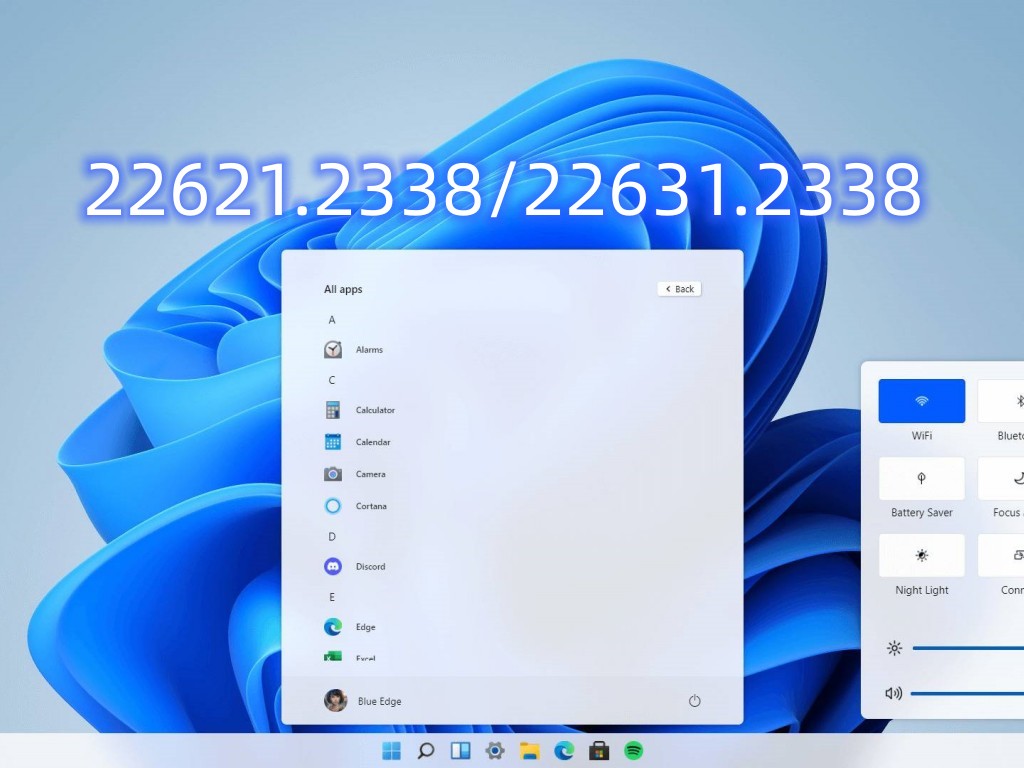 Windows11 Build 22621.2338/22631.2338(Beta 通道)预览版发布！