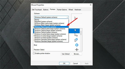 Win11鼠标箭头颜色如何更改?win11鼠标箭头颜色怎么换方法