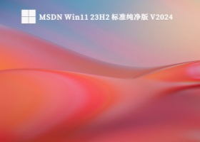 MSDN Win11 23H2 标准纯净版 V2024