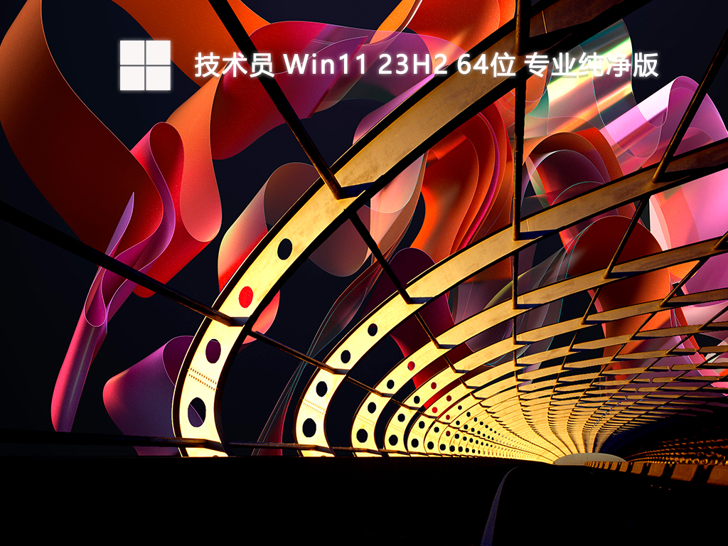 技术员 Win11 23H2 64位 专业纯净版