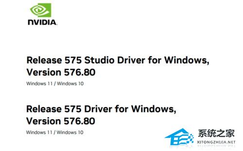 NVIDIA Studio显卡驱动 V576.80 官方版